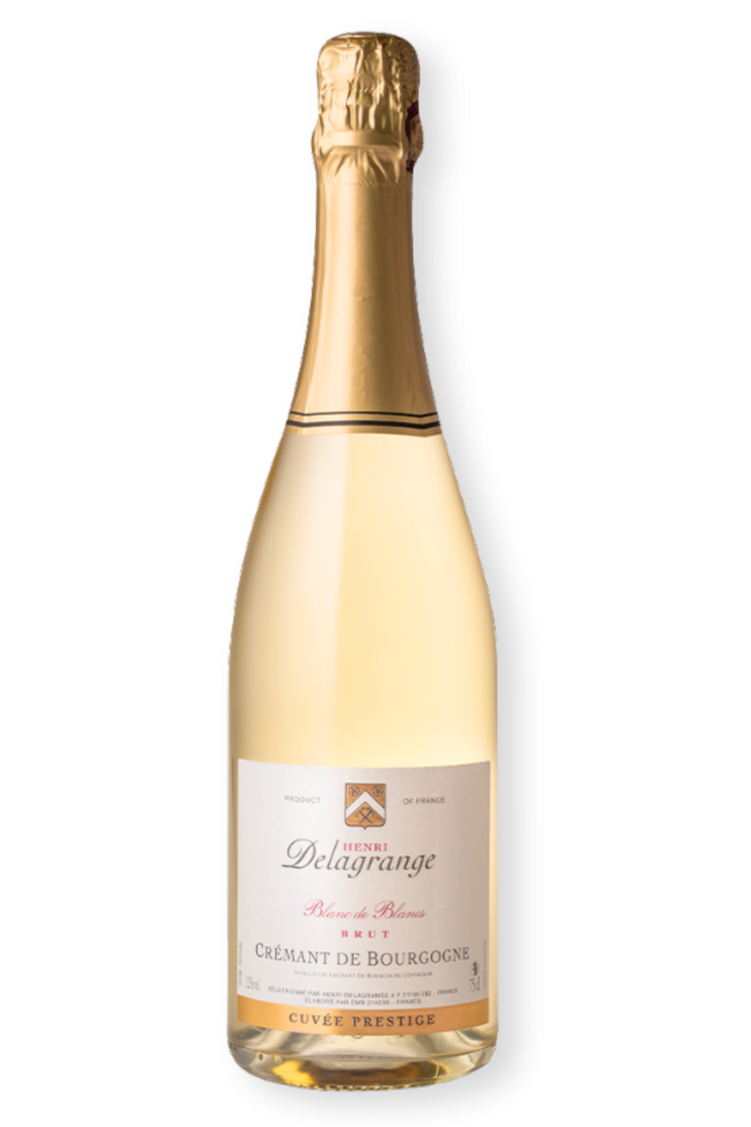 CREMANT HENRI DELAGRANGE BLANC DE BLANC, NV, Bourgogne, 0.75 l