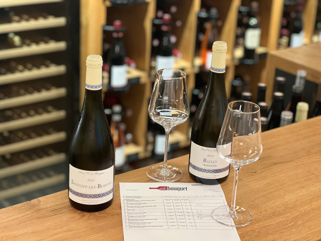Degustace nových ročníků 2022 bílých vín z Burgundska